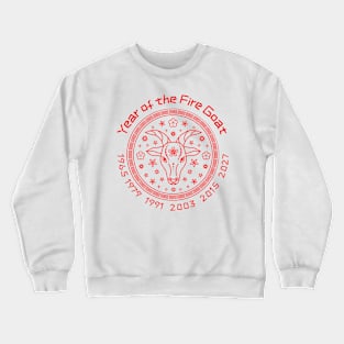 Chinese Year of the Fire Goat Crewneck Sweatshirt